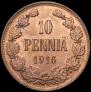 10 pennia 1916 year