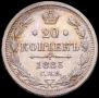 20 копеек 1883 года