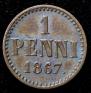 1 penni 1867 year