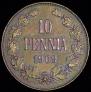 10 pennia 1909 year