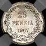 25 pennia 1907 year