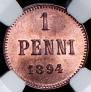 1 penni 1894 year