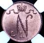 1 penni 1908 year