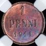 1 penni 1911 year