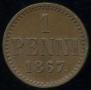 1 penni 1867 year