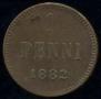 1 penni 1882 year