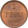 1 penni 1908 year