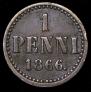 1 penni 1866 year