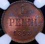 1 penni 1893 year