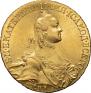 10 roubles 1764 year