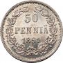 50 pennia 1891 year