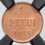 1 пенни 1911 года