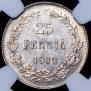 25 pennia 1909 year
