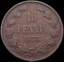 10 pennia 1875 year