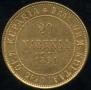 20 markkaa 1891 year