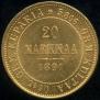20 markkaa 1891 year