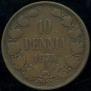 10 pennia 1875 year
