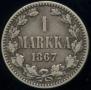 1 markka 1867 year