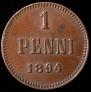 1 penni 1894 year