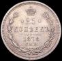 25 копеек 1878 года