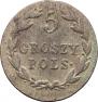 5 groszy 1822 year