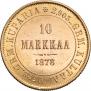 10 markkaa 1878 year