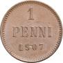 1 penni 1907 year