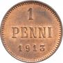 1 penni 1913 year