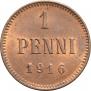 1 penni 1916 year