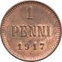 1 penni 1917 year