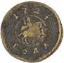 1 kopeck 1724 year