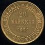 20 markkaa 1891 year