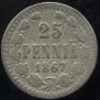 25 pennia 1867 year