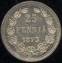 25 пенни 1873 года
