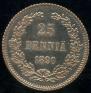 25 pennia 1890 year