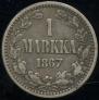 1 markka 1867 year