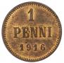 1 penni 1916 year