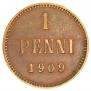 1 penni 1909 year
