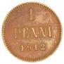1 penni 1912 year