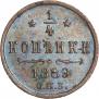 1/4 копейки 1889 года