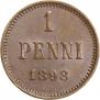 1 penni 1898 year