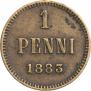 1 penni 1883 year