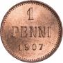 1 пенни 1907 года
