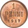 1 penni 1917 year