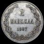 2 markkaa 1907 year