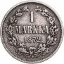 1 markka 1872 year