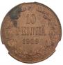 10 пенни 1909 года