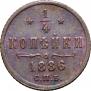 1/4 копейки 1886 года