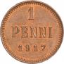 1 penni 1917 year