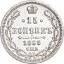 15 копеек 1863 года
